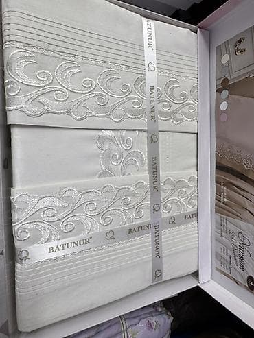 Простыни: Комплект постельного белья BATUNUR Home Collection – Nursum (Lüks — 1