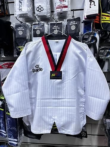 Кимано для таэквондо( добок) Ткань: полиэстер 100% Размер:100-180см