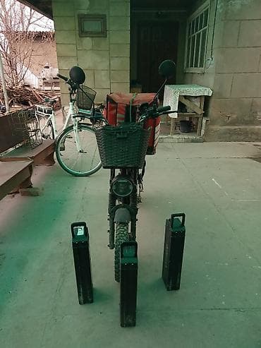 мото 250: Электроскутер для курьерской доставки с комплектом съемных — 2