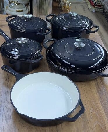 набор посуды с каменным покрытием vicalina отзывы: Чугунные наборы 5в1 Чугунный набор – это идеальный выбор для — 3