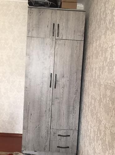 Терезелер жана комплектөөчүлөр: Шифоньерлер, кийидер үчүн шкафтар, Түз, ЛДСП — 1