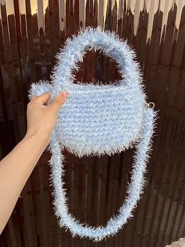 Классическая сумка, Турция, Вязаная модель, Женские, Новый