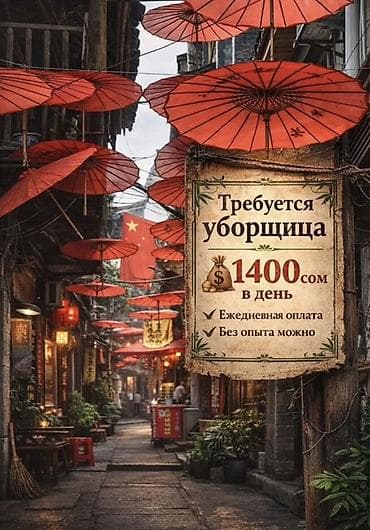 Требуется Уборщик, График: Гибкий график — 1