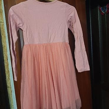 Джинсы и брюки: Детское платье, цвет - Розовый — 3