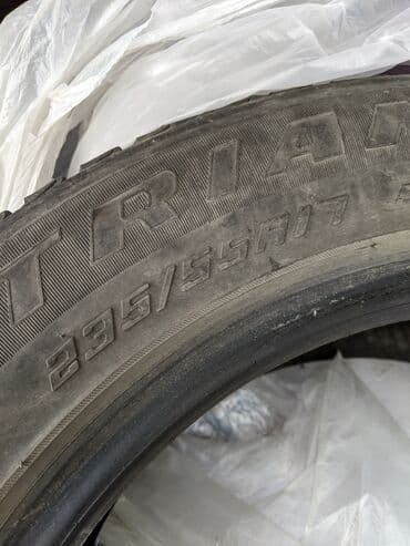 Шины 235 / 55 / R 17, Зима, Б/у, Пара, Легковые, TRIANGLE at lalafo.kg Шины 235 / 55 / R 17, Зима, Б/у, Пара, Легковые, TRIANGLE