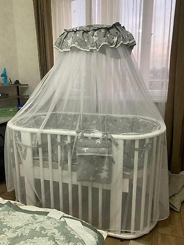 Детские односпальные кровати: Детская кровать трансформер, Б/у, Другой тип, цвет - Белый — 3