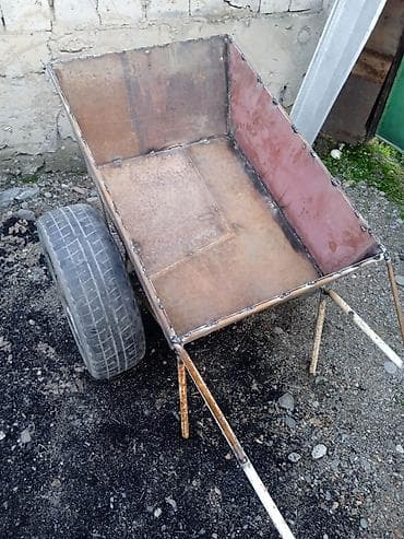 Мебель: Садово-строительная тачка и тележка, Стальная, Двухколесная, Новый, В розницу — 7