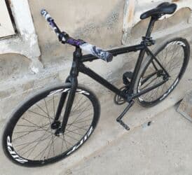 моторы для велосипедов: Обмен либо продажа Рама для фикса Meister Алюминиевая отдам с кареткой — 9