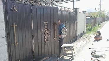 Распашные ворота: Красим ваши ворота, шлифовка, новый вид вашим воротам придадим — 10