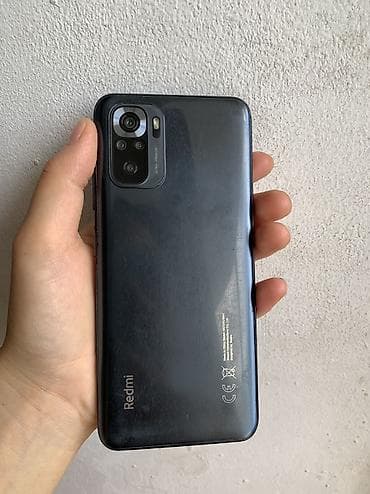 Redmi, Redmi Note 10S, Б/у, 128 ГБ, цвет - Черный, 2 SIM