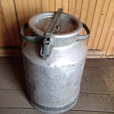 Сугаруу системалары: Алюминиевая фляга, советская, 40 литров, состояние нормальное, в — 1