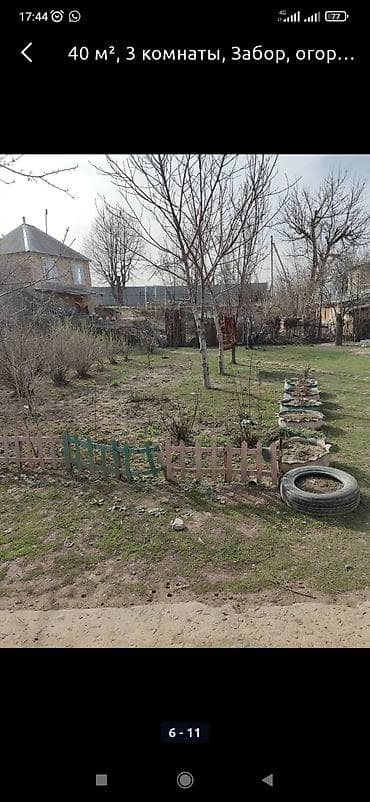 дача около реки: Дом 40 м², 3 комнаты. - Отдельно стоящий одноэтажный дом с — 8