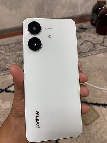 самсунг a40: Смартфон realme (белый цвет) с двойным основным модулем камеры и — 1