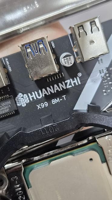 xeon: Материнская плата для ПК, Новый, Huananzhi, LGA2011 v3, Micro-ATX — 6
