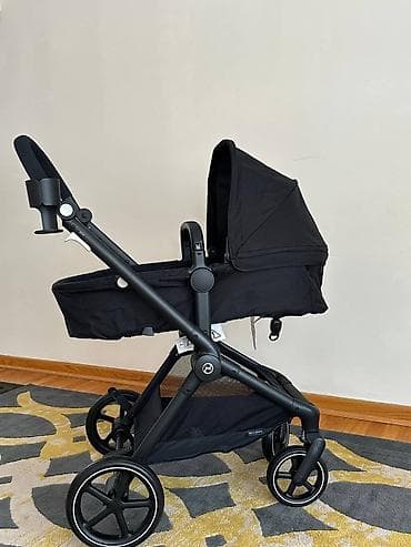 машина детский бу: Коляска, Cybex, цвет - Черный, Новый — 3