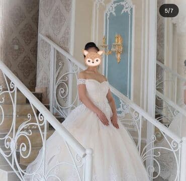 свадебные платья больших размеров: Свадебное платье, XL, Новый — 1