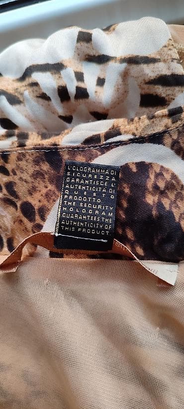 cavalli: Вечернее платье, А-силуэт, Длинная модель, Вискоза, С рукавами, S — 9