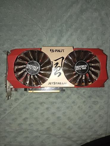 Техника жана электроника: ПК үчүн видео карта, Колдонулган, Palit, GeForce GTX, 2 ГБ — 1