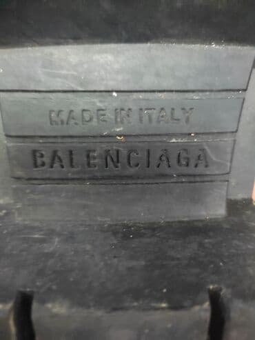 чоботи 37: Мужские ботинки, 43, Balenciaga, Б/у, цвет - Черный, Платная доставка — 9