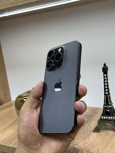 айфон америка: IPhone 15 Pro, Новый, 256 ГБ, Black Titanium, 87 % — 2