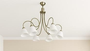 Люстралар: Б/у Потолочная люстра на 8 плафонов Люстры б/у по 1000 сом Состояние — 1