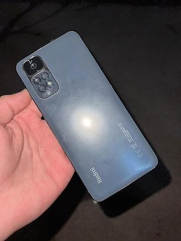 ночная лампа: Redmi, Redmi Note 11, Б/у, 128 ГБ, цвет - Серый, 2 SIM — 4