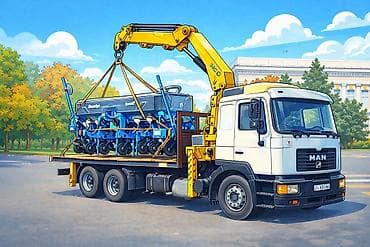 манипулятор авто: Услуги манипулятора (гидроманипулятора) на базе MAN - Самогруз — 1