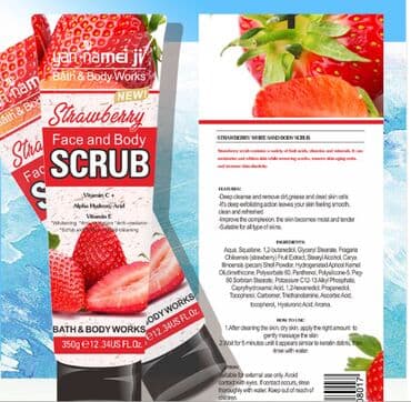 умывашки: ❄️ Солевой скраб для лица и тела Strawberry Rich bubble Face & — 1