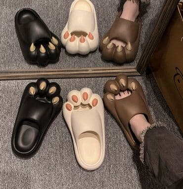 обувь женская большие размеры: Шлепки "кошачьи лапки", р-ры 36, 37, 38
бежевые — 1