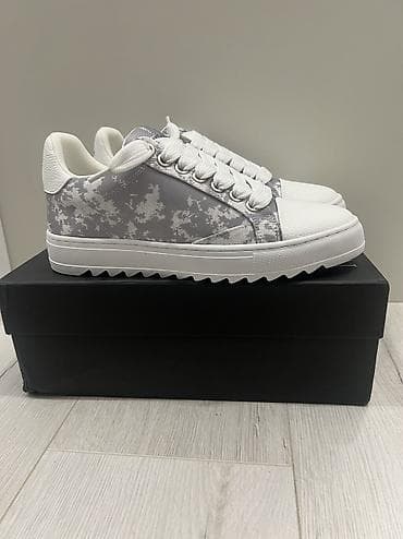 кроссовки подкрадули: Кроссовки NUMERIS, размер 41. - Цвет: белый/серый с абстрактным — 2