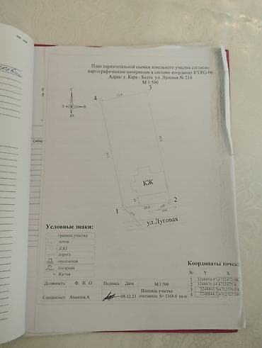 участок юишкек: Продается жилой дом с земельным участком по адресу: г. Кара-Балта, ул — 2