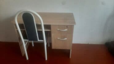 детскую парту со стульчиком: Парта жана отургуч комплекти, Жаңы, түсү - Күрөң — 3