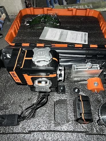 Инструменты: Лазерный уровень DEKO DZL-700 (зеленый луч) в фирменном ударопрочном — 3