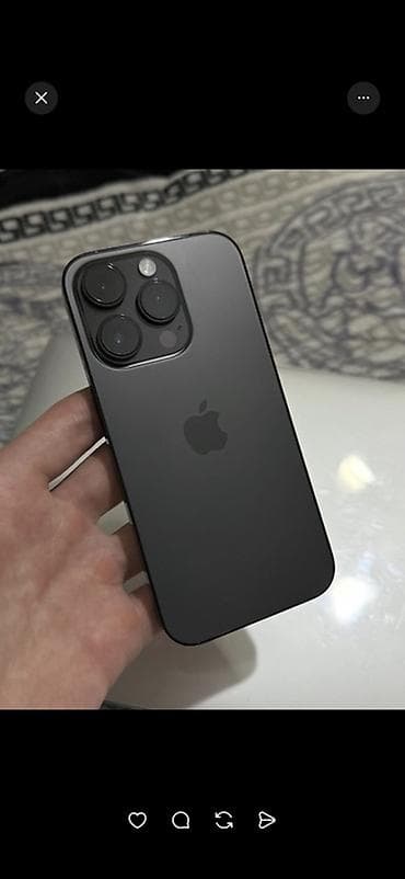 IPhone 14 Pro, Б/у, 256 ГБ, Черный, Коробка, 84 %