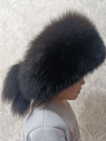 Шапка, Натуральная кожа, Зима, Со стразами