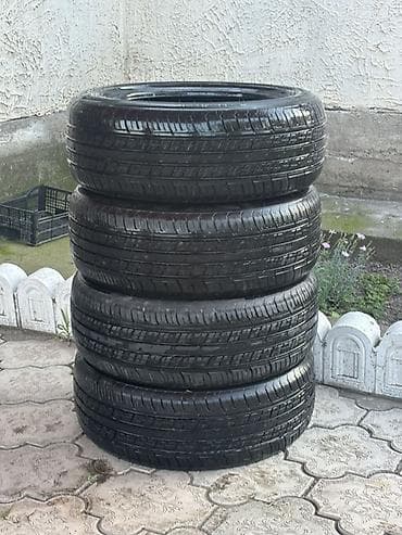 шина на прицеп: Комплект из 4 автомобильных шин 205/55 R16 91V. В идеальном состоянии — 2