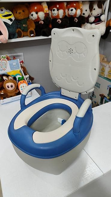 тележка детская: Горшки детские, удобные, спинка и ручки. Ободок резиновый — 4