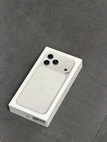 Техника и электроника: IPhone 17 Pro Max, Б/у, 512 ГБ, Белый, Коробка, 100 % — 1