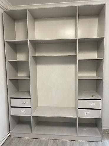 столики для кормления: Комплект офисной мебели, Шкаф, ДСП, цвет - Серый — 2