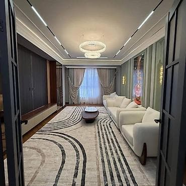 Недвижимость: 2 комнаты, 80 м², Асанбай мкр 14 этаж, Дизайнерский ремонт — 10