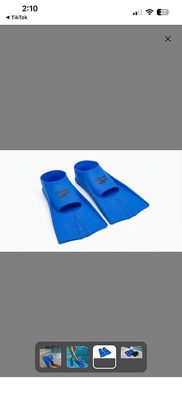 плавательная шапка: Короткие ласты для плавания (тренировочные) - Тип: компактные ласты с — 1