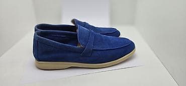 синие мужские мокасины: Мужские кроссовки, 40, 40.5, 41, Loro Piana, Б/у, цвет - Синий, Самовывоз, Платная доставка — 4