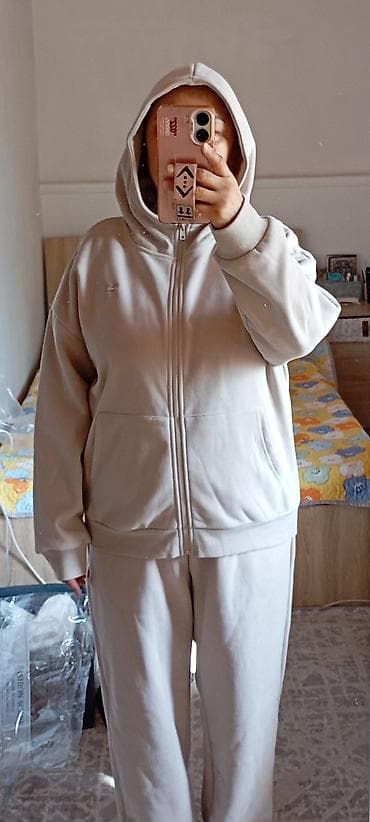 pole dance: Женский спортивный костюм тройка коричнего-бежевого цвета — 5