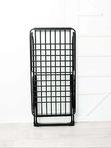 раскладная сушилка для белья: Сушилка, цвет - Черный, Новый — 6