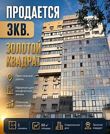 ts group: 3 комнаты, 88 м², Филармония Элитка, 2 этаж, Евроремонт — 1
