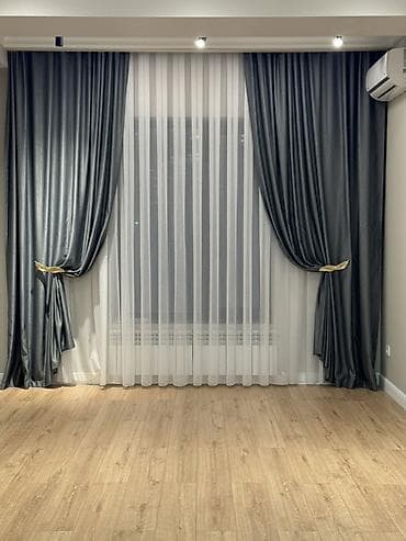 blackout: Комплект штор, С тюлем в комплекте, Изготовление на заказ, Для зала — 3