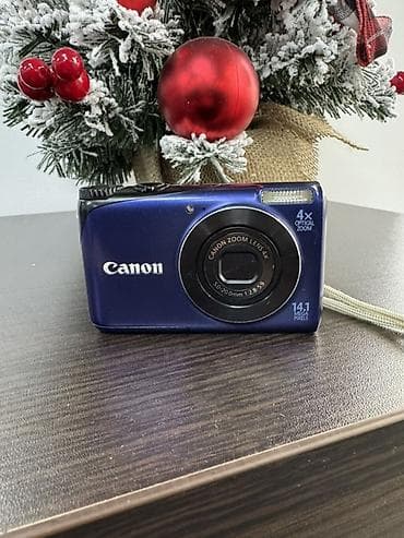 Компактная цифровая камера Canon PowerShot A2200 HD (синяя) Полный