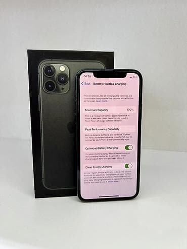 realme c35: IPhone 11 Pro, 256 ГБ, Matte Midnight Green, Коробка, 100 % — 3
