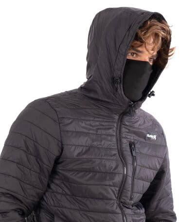 tech fleese: HURLEY. СТЕГАНАЯ КОМПАКТНАЯ КУРТКА BALSAM.Вы любите экстремальные виды — 5