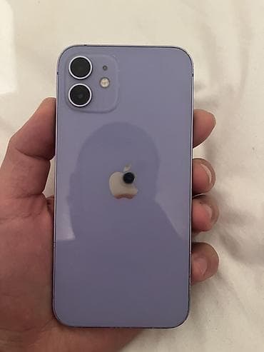 IPhone 12, Б/у, 128 ГБ, Зарядное устройство, Защитное стекло, Чехол, 77 %